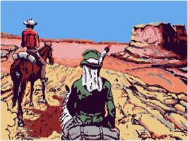 Title screen of Blueberry on the Atari ST.