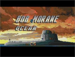 Title screen of Bob Morane - Océan on the Atari ST.