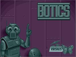 Title screen of Botics on the Atari ST.