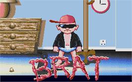 Title screen of Brat on the Atari ST.