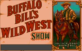 Title screen of Buffalo Bill's Wild West Show on the Atari ST.