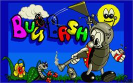 Title screen of Bug Bash on the Atari ST.