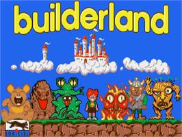 Title screen of Builderland on the Atari ST.