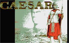 Title screen of Caesar on the Atari ST.