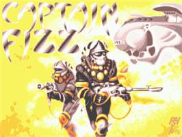 Title screen of Captain Fizz - Meets The Blaster-Trons on the Atari ST.