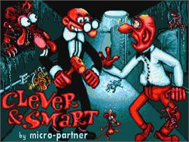 Title screen of Clever And Smart on the Atari ST.