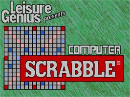 Title screen of Computer Scrabble De Luxe on the Atari ST.