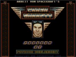 Title screen of Crash Garrett on the Atari ST.