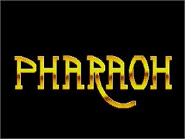 Title screen of Day Of The Pharaoh on the Atari ST.