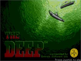 Title screen of Deep, The on the Atari ST.