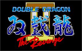 Title screen of Double Dragon II - The Revenge on the Atari ST.