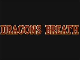 Title screen of Dragons Breath on the Atari ST.