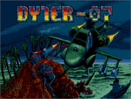 Title screen of Dyter-07 on the Atari ST.