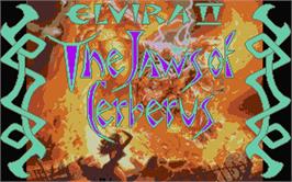 Title screen of Elvira 2 on the Atari ST.