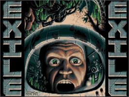 Title screen of Exile on the Atari ST.