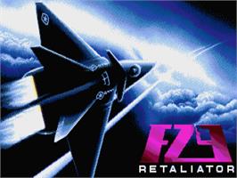 Title screen of F29 Retaliator on the Atari ST.