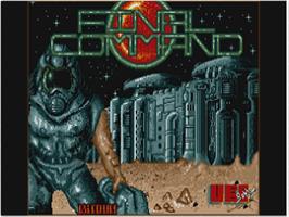 Title screen of Final Command on the Atari ST.