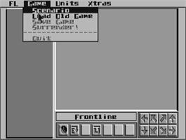 Title screen of Frontline on the Atari ST.