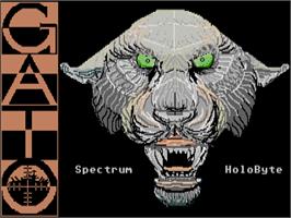 Title screen of GATO on the Atari ST.
