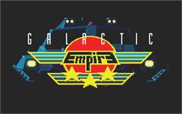 Title screen of Galactic Empire on the Atari ST.