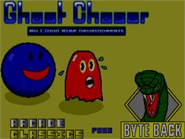 Title screen of Ghost Chaser on the Atari ST.