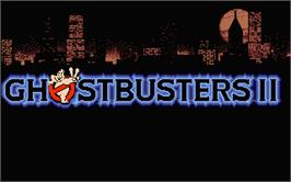 Title screen of Ghostbusters 2 on the Atari ST.
