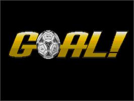 Title screen of Goal! on the Atari ST.