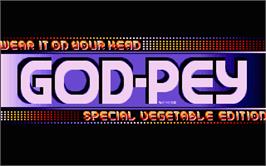 Title screen of GodPey on the Atari ST.