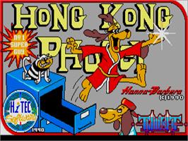 Title screen of Hong Kong Phooey on the Atari ST.