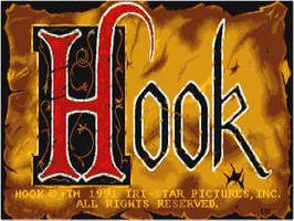 Title screen of Hook on the Atari ST.