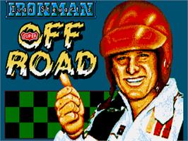 Title screen of Ivan Ironman Stewart's Super Off Road on the Atari ST.