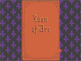 Title screen of Joan Of Arc on the Atari ST.