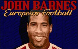 Title screen of John Barnes' European Football on the Atari ST.