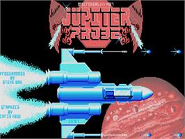 Title screen of Jupiter Probe on the Atari ST.