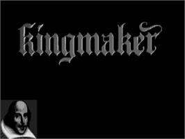 Title screen of Kingmaker - The Quest for The Crown on the Atari ST.