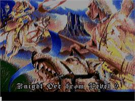 Title screen of Knight Orc on the Atari ST.