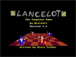 Title screen of Lancelot on the Atari ST.