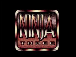 Title screen of Last Ninja 3 on the Atari ST.
