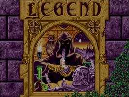 Title screen of Legend on the Atari ST.