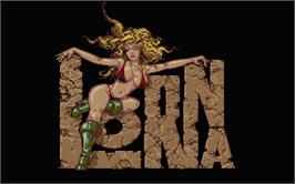 Title screen of Lorna on the Atari ST.