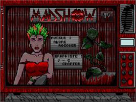 Title screen of Mad Show on the Atari ST.