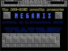 Title screen of Megamix on the Atari ST.