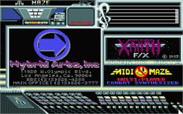 Title screen of Midi-Maze on the Atari ST.