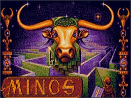 Title screen of Minos on the Atari ST.