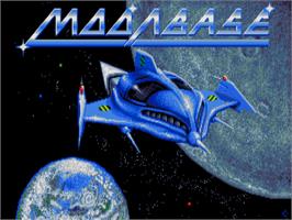 Title screen of Moonbase on the Atari ST.