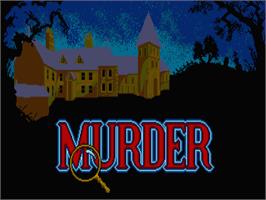 Title screen of Murder! on the Atari ST.