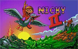 Title screen of Nicky 2 on the Atari ST.