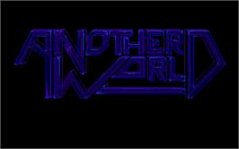Title screen of Out of This World on the Atari ST.