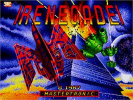 Title screen of Outcast on the Atari ST.