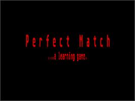 Title screen of Perfect Match on the Atari ST.
